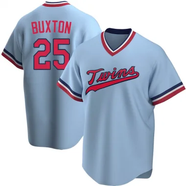 Minnesota Twins Byron Buxton Light Blue Replica Youth Alternate Player  Jersey S,M,L,XL,XXL,XXXL,XXXXL