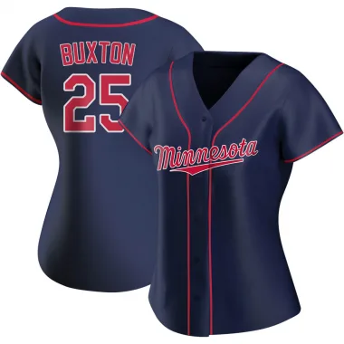 Twins 25 Byron Buxton Alternate Jersey Red Jersey - Bluefink